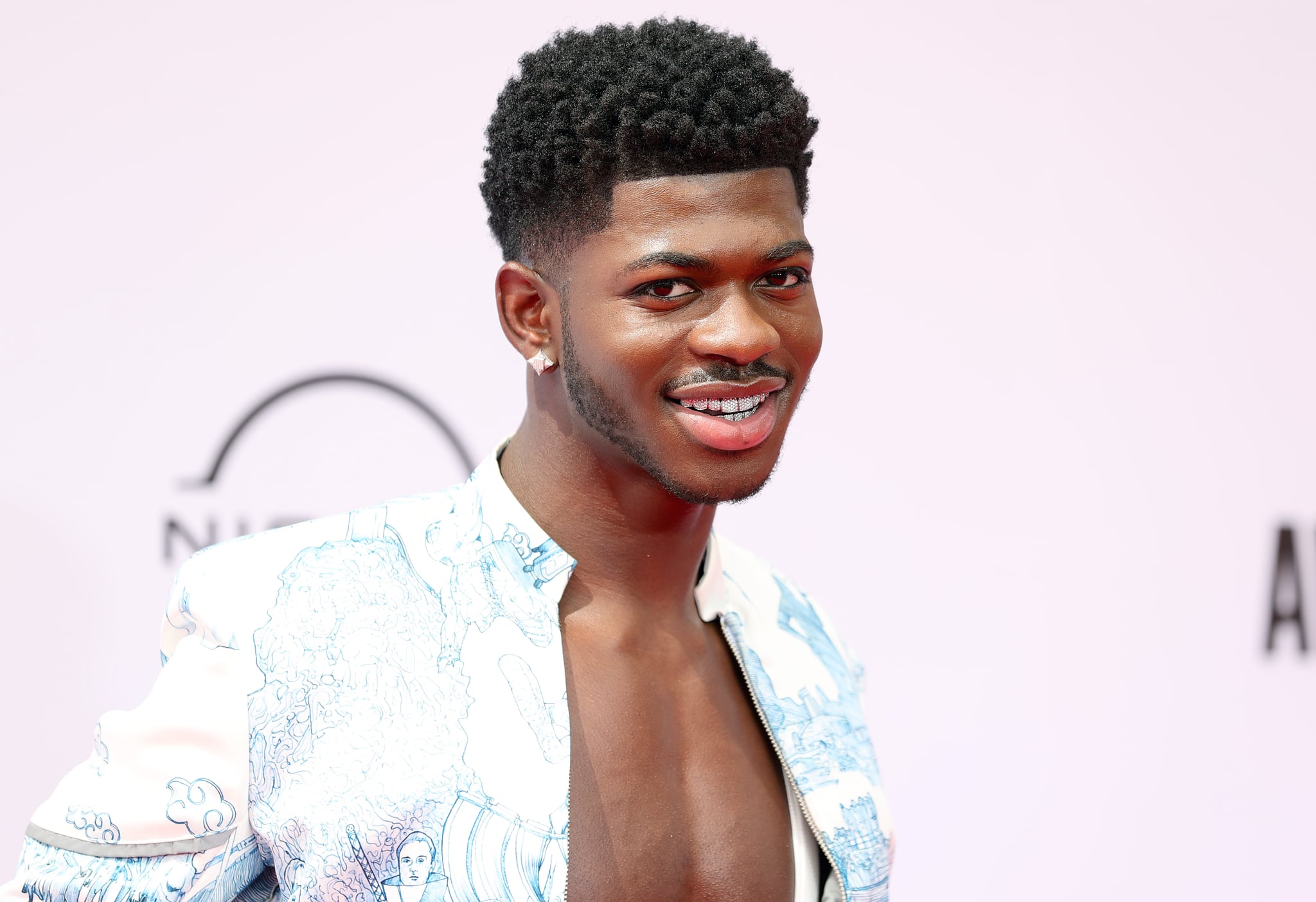 LOS ANGELES, CALIFORNIA - JUNE 27: Lil Nas X attends the BET Awards 2021 at Microsoft Theater on June 27, 2021 in Los Angeles, California. (Photo by Rich Fury/Getty Images,,)