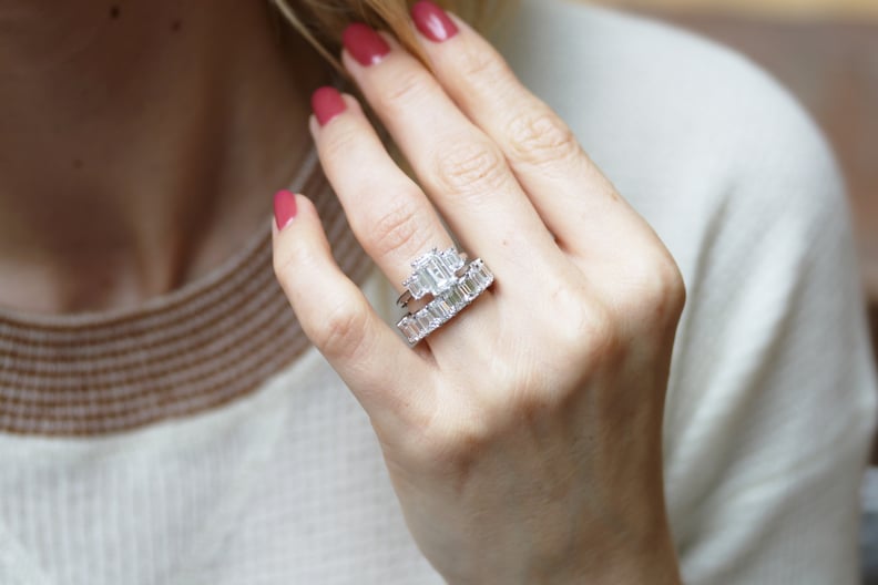 For a Fancy-Shaped Diamond Engagement Ring