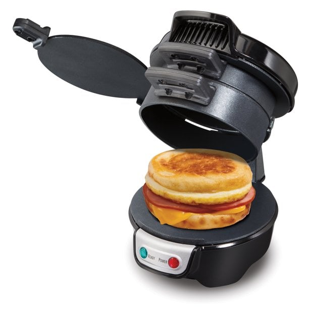 Hamilton Beach Breakfast Sandwich Maker, Black, Model 25621