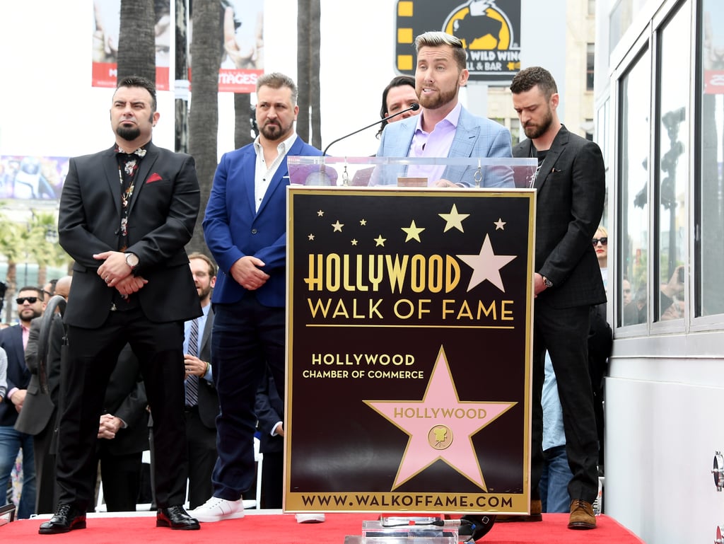 NSYNC Reunion at Hollywood Walk of Fame Ceremony April 2018