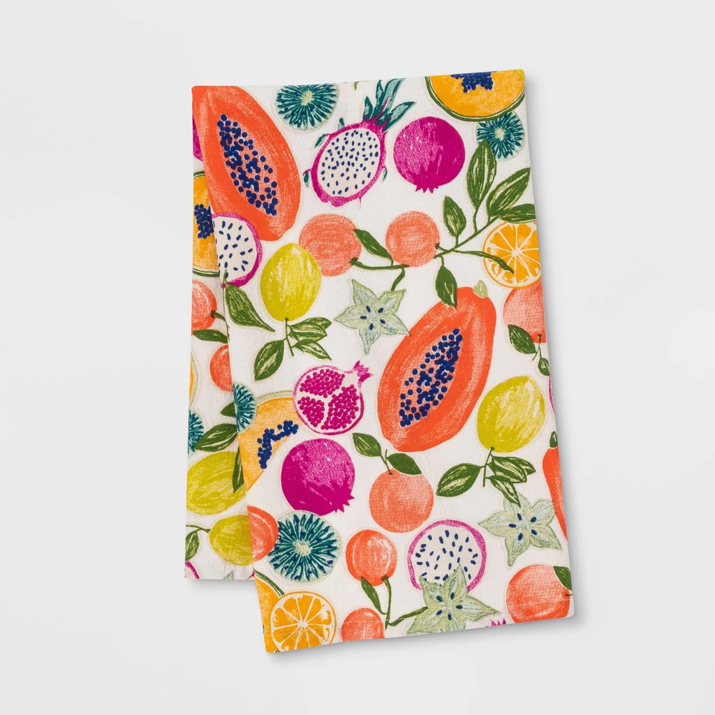 Opalhouse Cotton Fruit Flat Weave Kitchen Towel