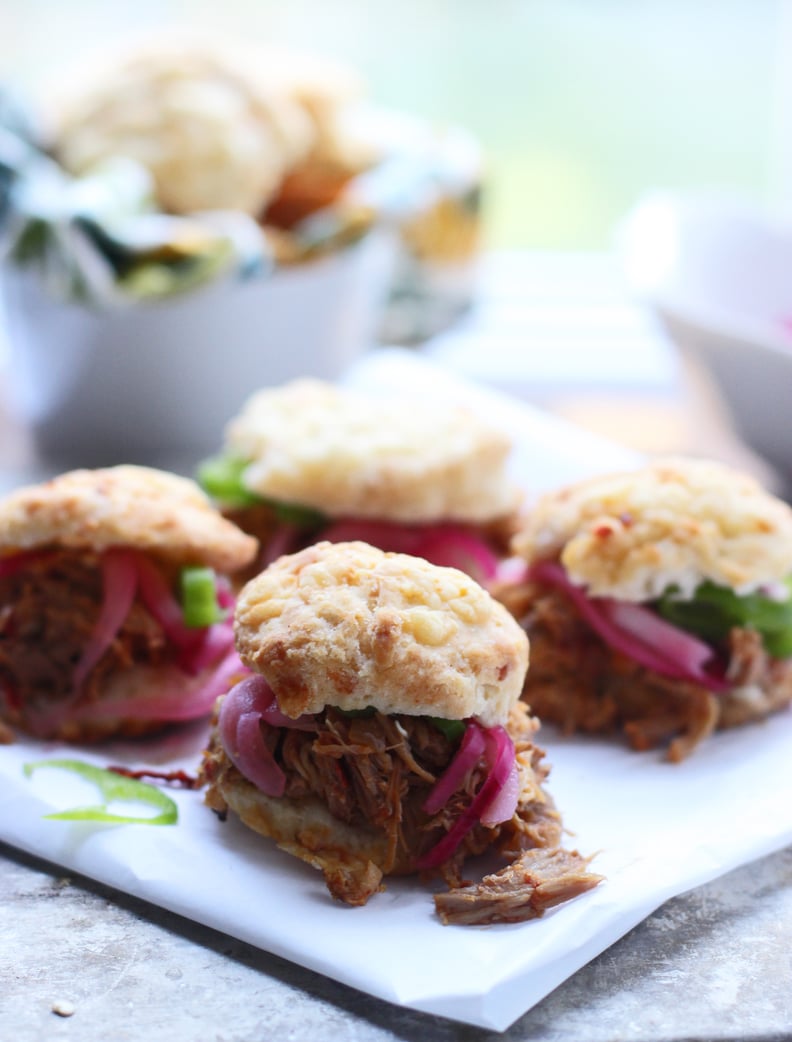 Tex-Mex Pulled Pork With Cheddar Biscuits