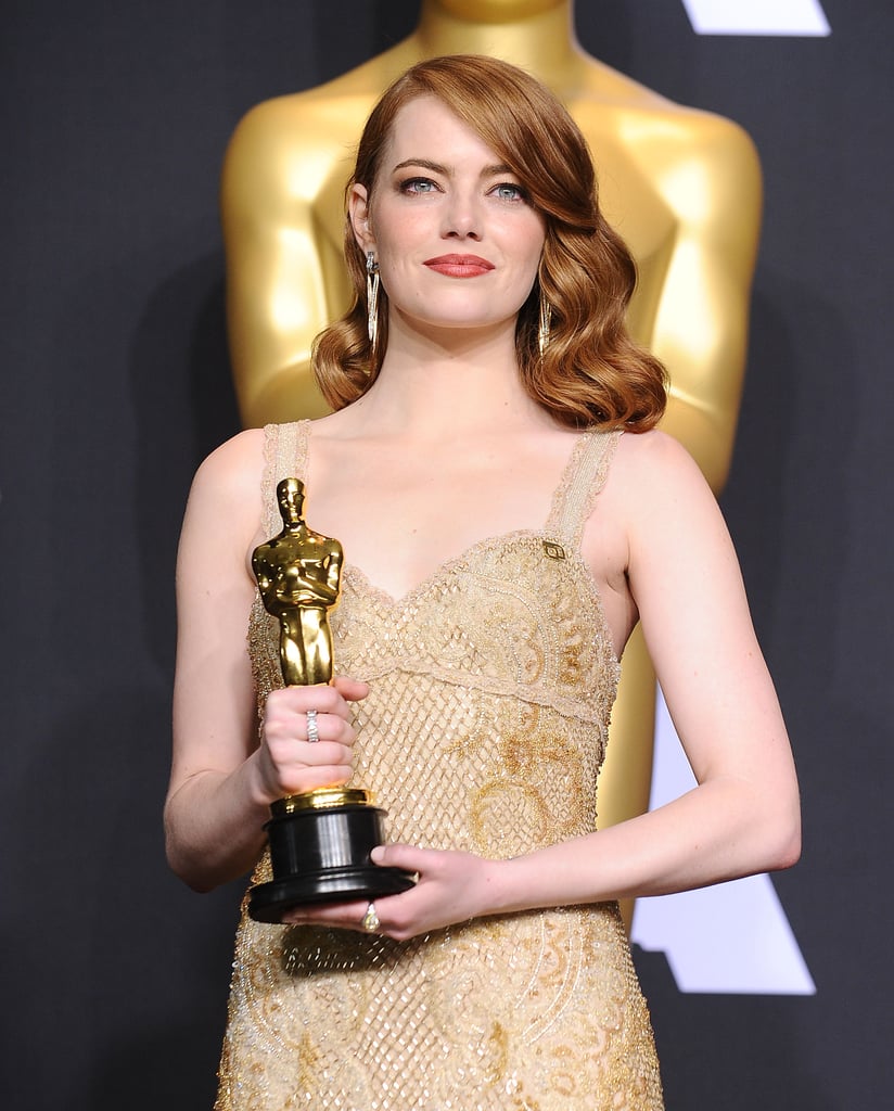 Emma Stone and Audrey Hepburn Givenchy Oscars Dresses