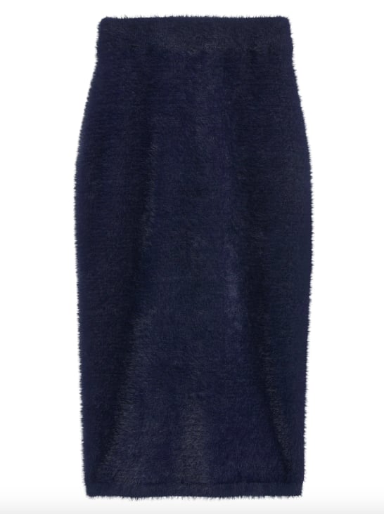 Japan Exclusive Fuzzy Sweater Skirt