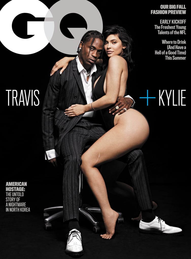 Travis on the last time he cried: "When my daughter was born. As soon as I heard her crying . . . I was there through the hell . . . the epidural and sh*t. Crazy."


Kylie on the most romantic thing Travis has done for her: "So! When I landed in Houston to make up, he — I always kept saying I really want a Stormi chain, so when I landed, he had one made for me. But probably the most romantic thing he's done for me is, on my birthday, he woke me up out of bed at like six in the morning. He was like, 'We gotta go,' and I'm just like half asleep, like, 'What do you mean? What do you mean?' And he just starts pulling me, and the sun was just coming up, and he had flowers all the way down his house and violin players everywhere."