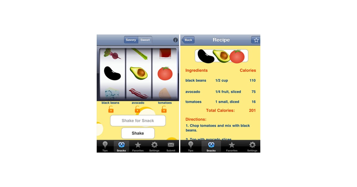 Simple Healthy Snack Recipes App POPSUGAR Fitness