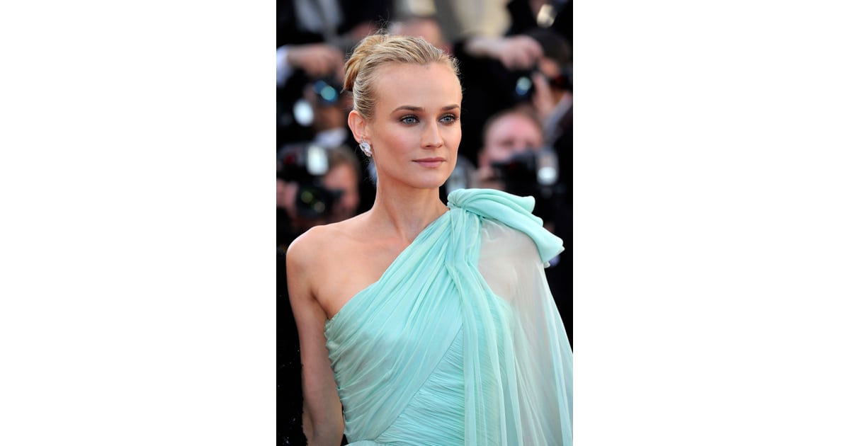 Diane Kruger looked stunning in a pale blue gown at the opening of ...