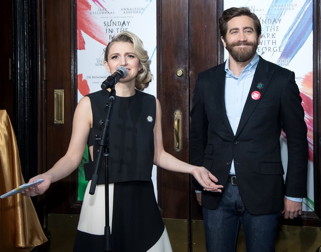 Jake Gyllenhaal at Sunday in the Park With George Photocall