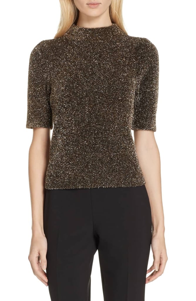 Kate Spade New York Metallic Fuzzy Sweater