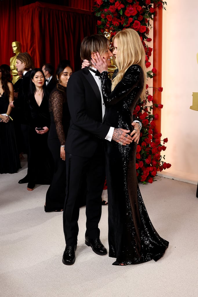Nicole Kidman and Keith Urban Show PDA at Oscars 2023