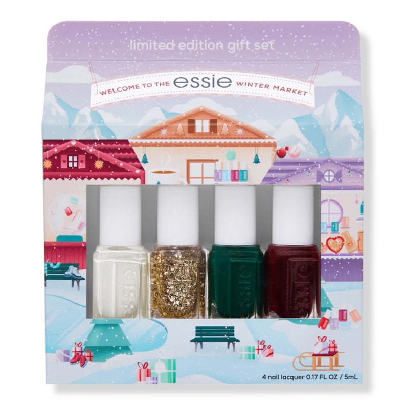 For Holiday-Ready Nails: Essie Nail Color Holiday 4 Piece Mini Set