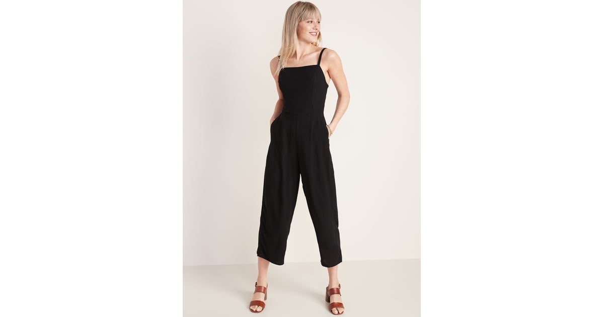 Square neck cami 2025 jumpsuit old navy