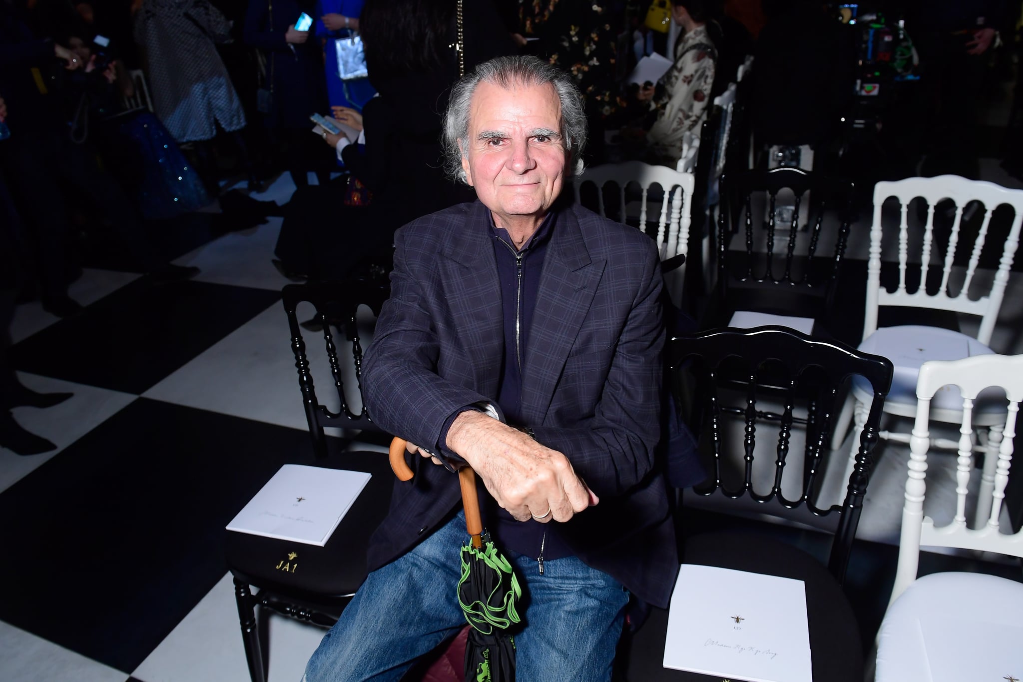 PARIS, FRANCE - JANUARY 22: Patrick Demarchelier attends the Christian Dior Haute Couture Spring Summer 2018 show during Paris Fashion Week on January 22, 2018 in Paris, France.  (Photo by Victor Boyko / Getty Images for Christian Dior)