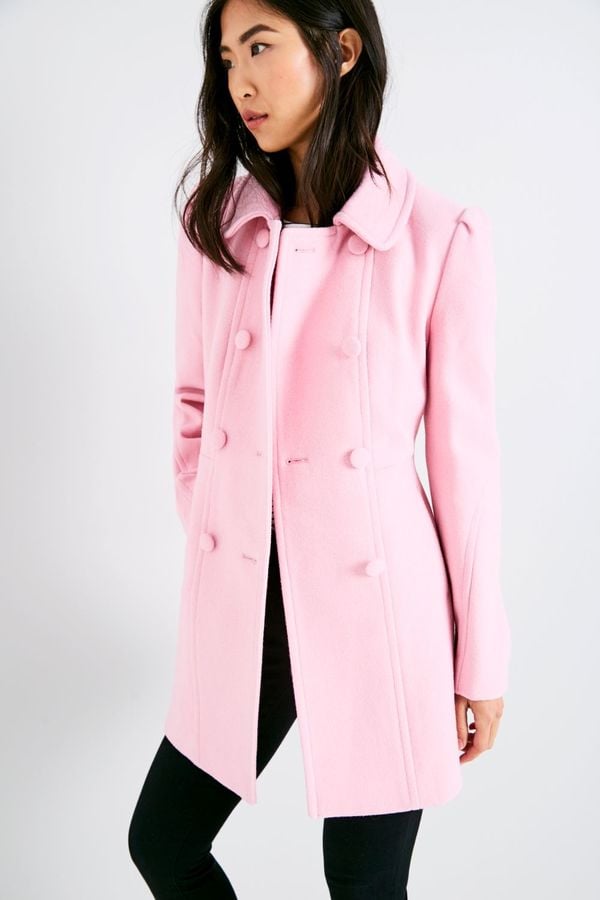 Jack Wills Bessemer Wool Coat | Best Pink Coats | POPSUGAR Fashion Photo 3