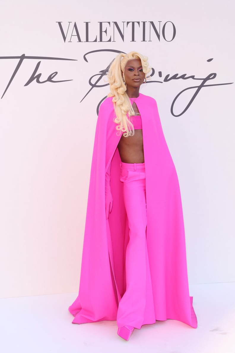 Symone at the Valentino 2022 Haute Couture Show