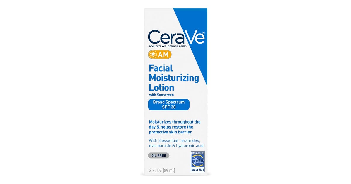 CeraVe Facial Moisturizing Lotion AM SPF 30 The Best Hyaluronic Acid Products at Drugstore