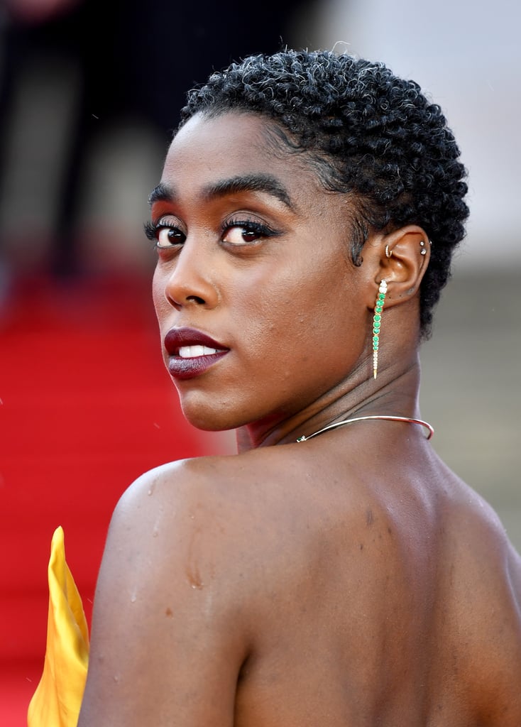 Lashana Lynch's Yellow Gown at the No Time to Die Premiere