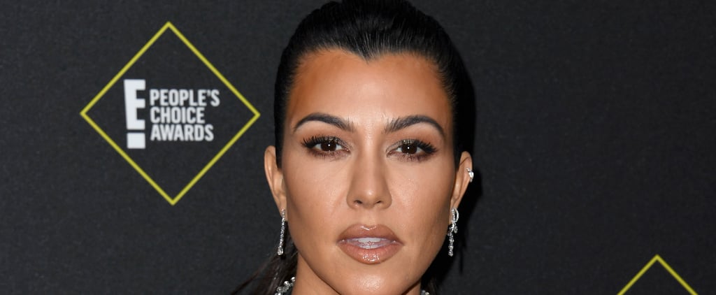 Kourtney Kardashian's Pastel French Manicure