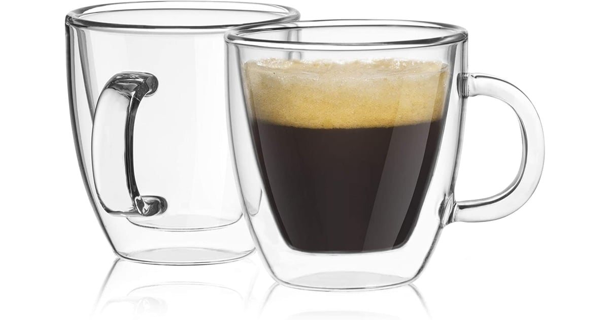 Stylish Mugs JoyJolt Savor Double Wall Insulated Glasses Espresso Mugs