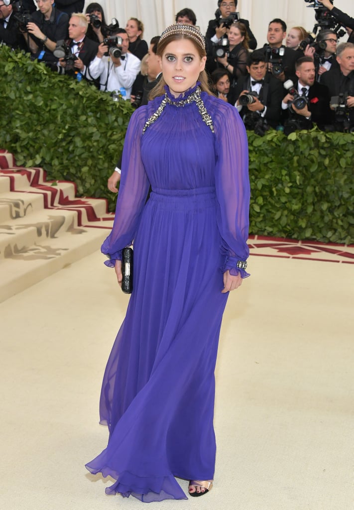 Princess Beatrice Purple Dress at the 2018 Met Gala