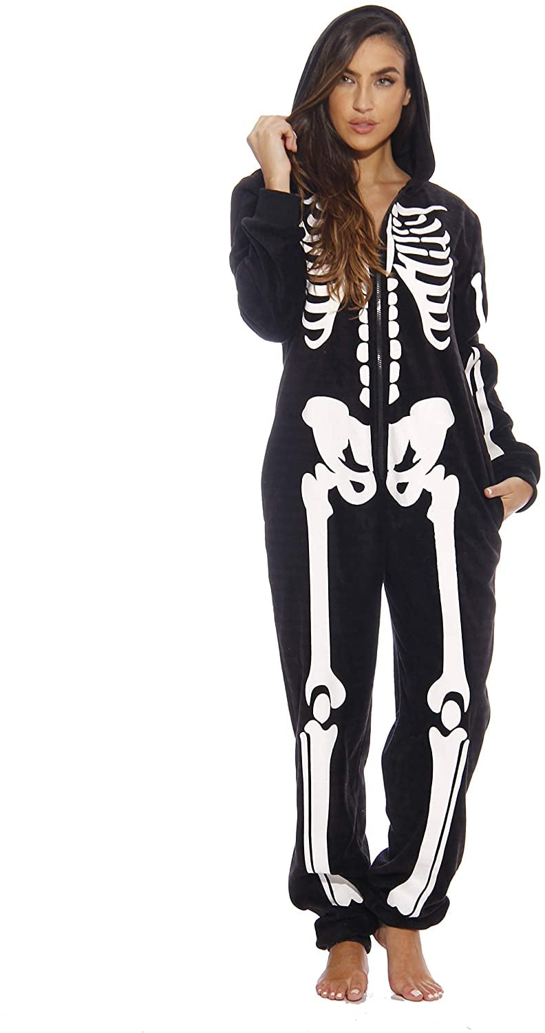 A Scary Halloween Onesie: Skeleton Onesie