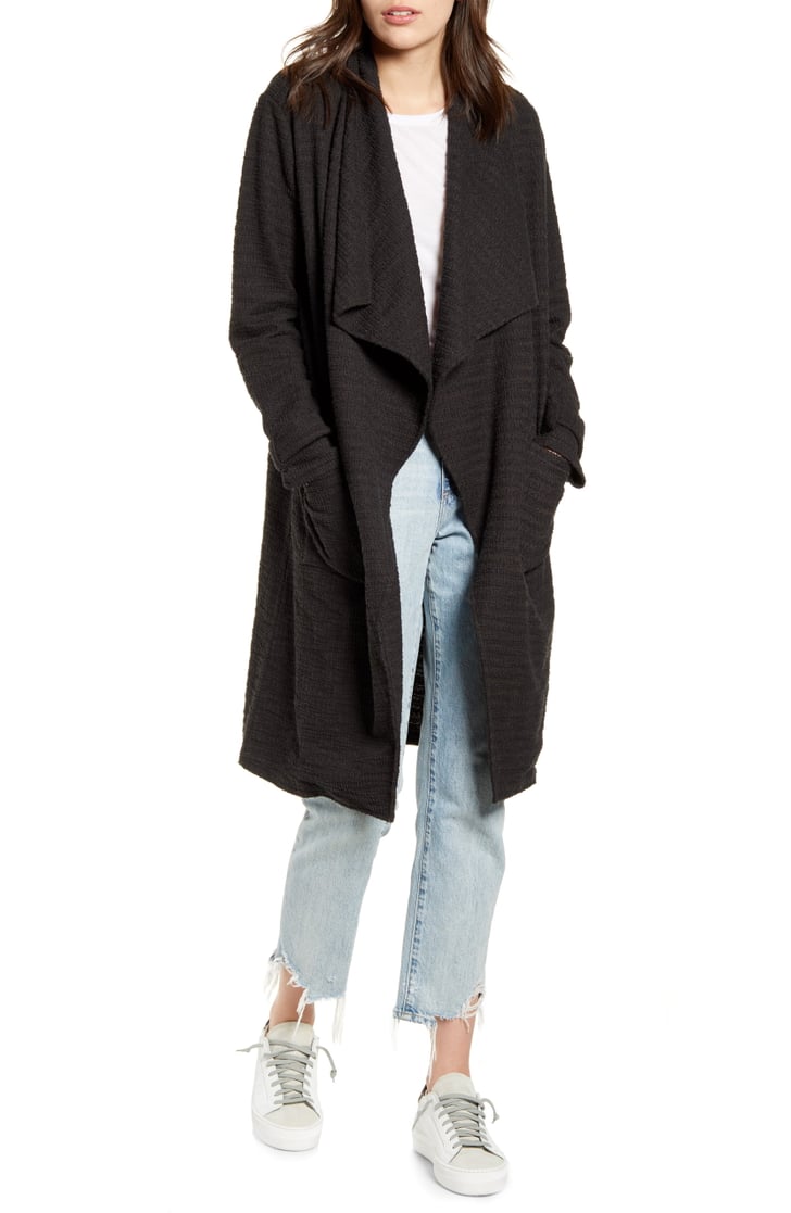 Bb dakota revolution drapey bouclé trench coat on sale