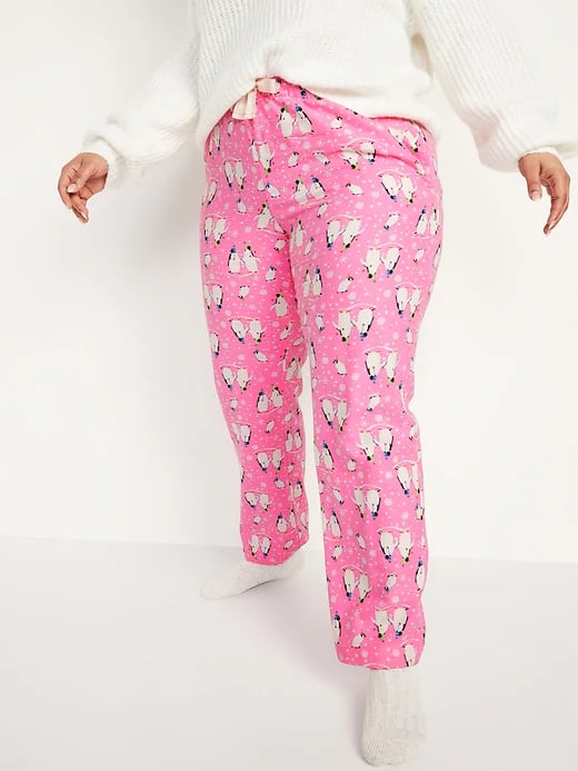 Old Navy Matching Printed Flannel Pajama Pants For Women