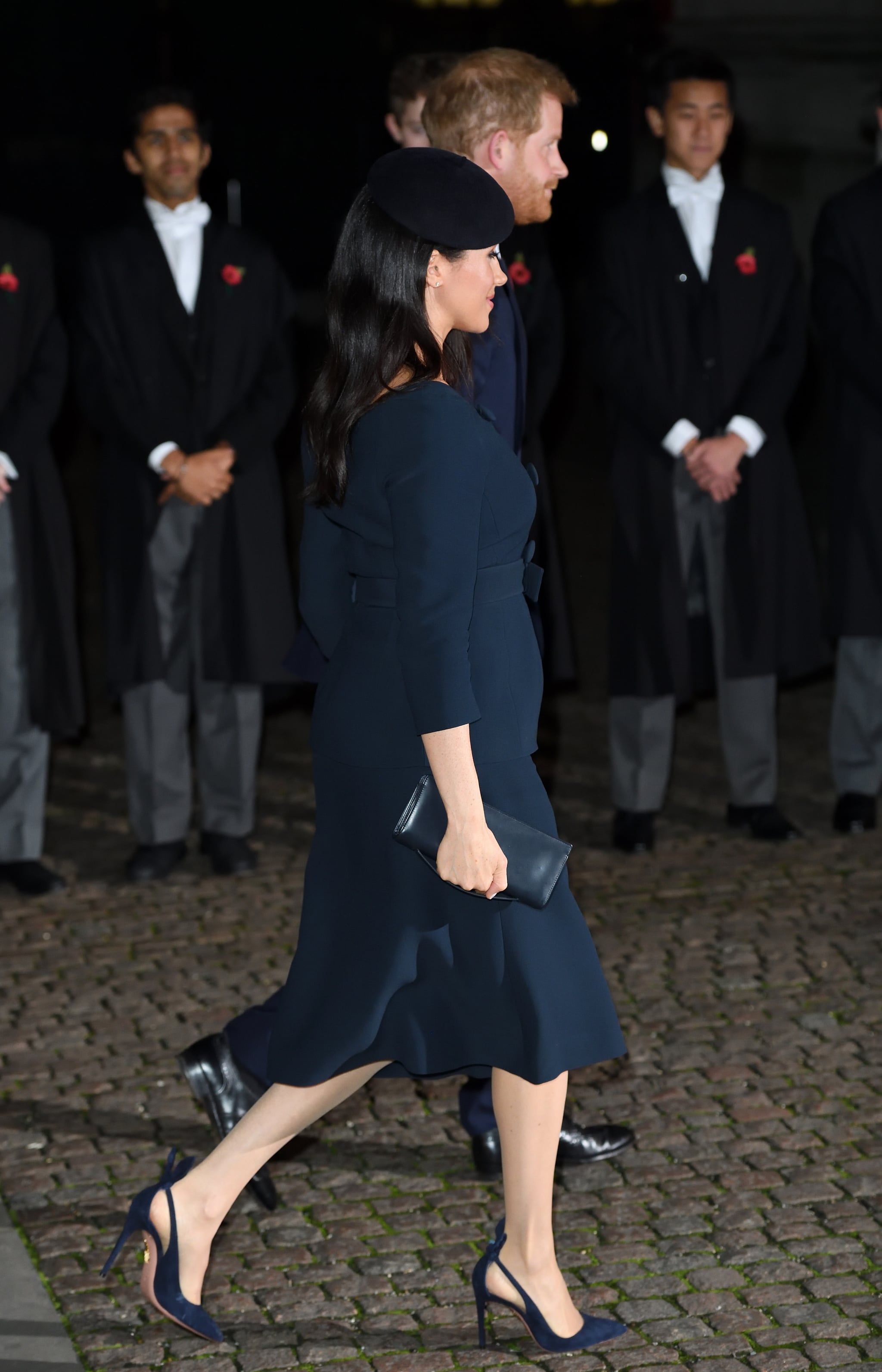 Meghan Markle Remembrance Day Look 2018 Popsugar Fashion