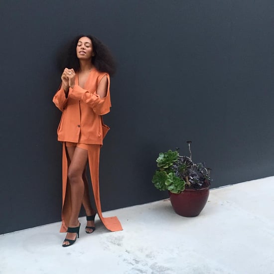 Solange Knowles Wearing Orange
