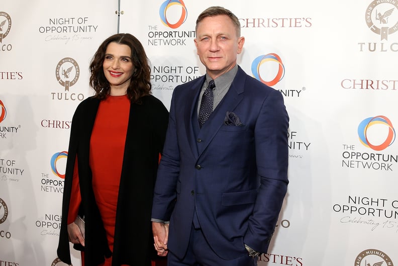NEW YORK, NY - APRIL 09:  Actors Rachel Weisz and Daniel Craig attend the  Opportunity Network's 11th Annual Night of Opportunity at Cipriani Wall Street on April 9, 2018 in New York City.  (Photo by Bennett Raglin/WireImage)