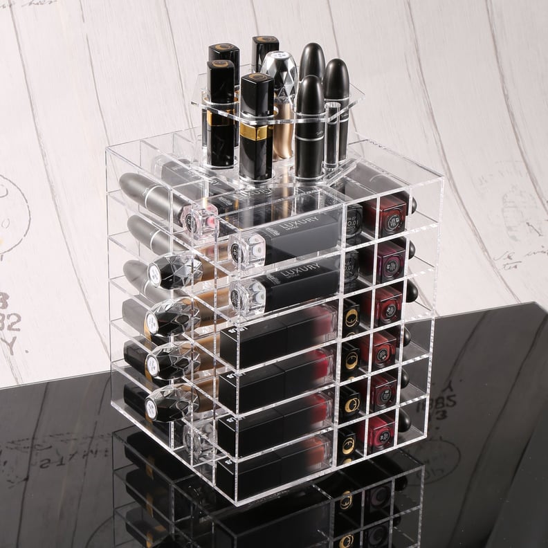 Spinning Acrylic Lipstick Holder Tower