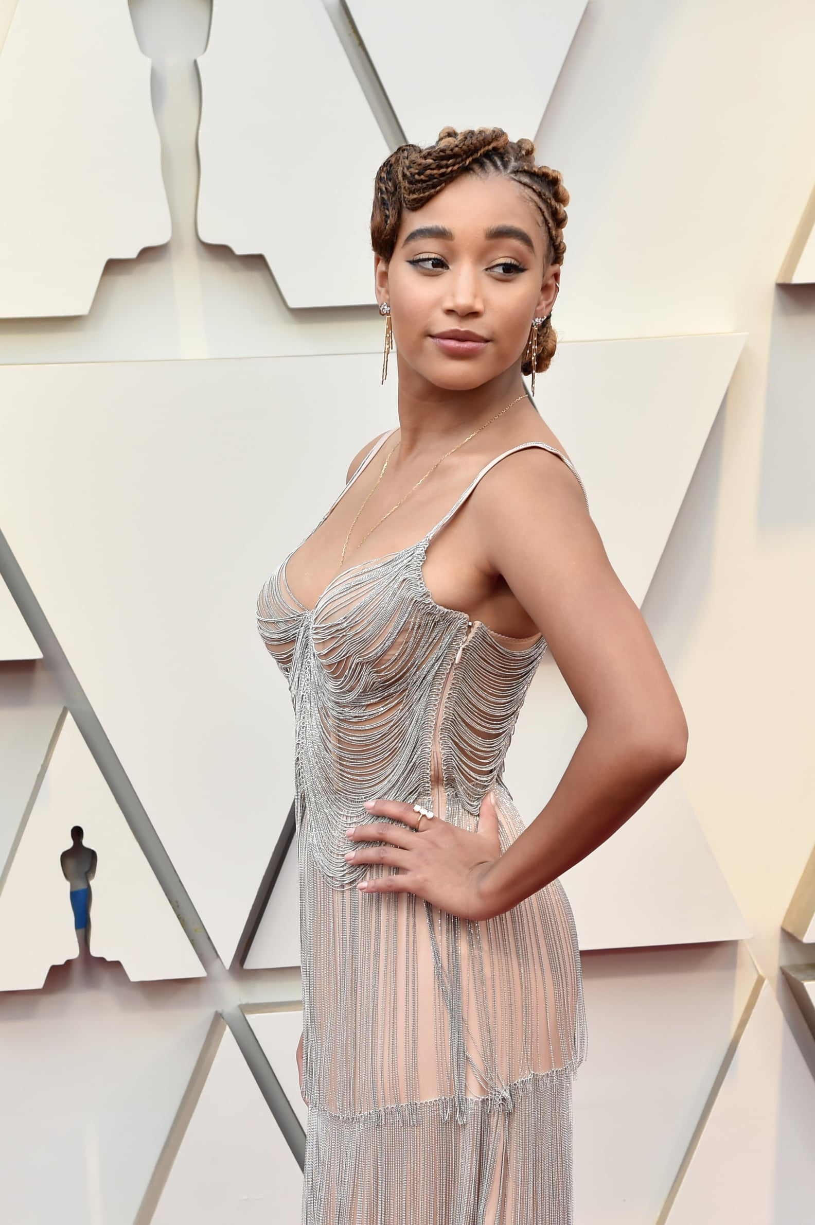 Amandla Stenberg Hair Oscars 2019 PS Beauty