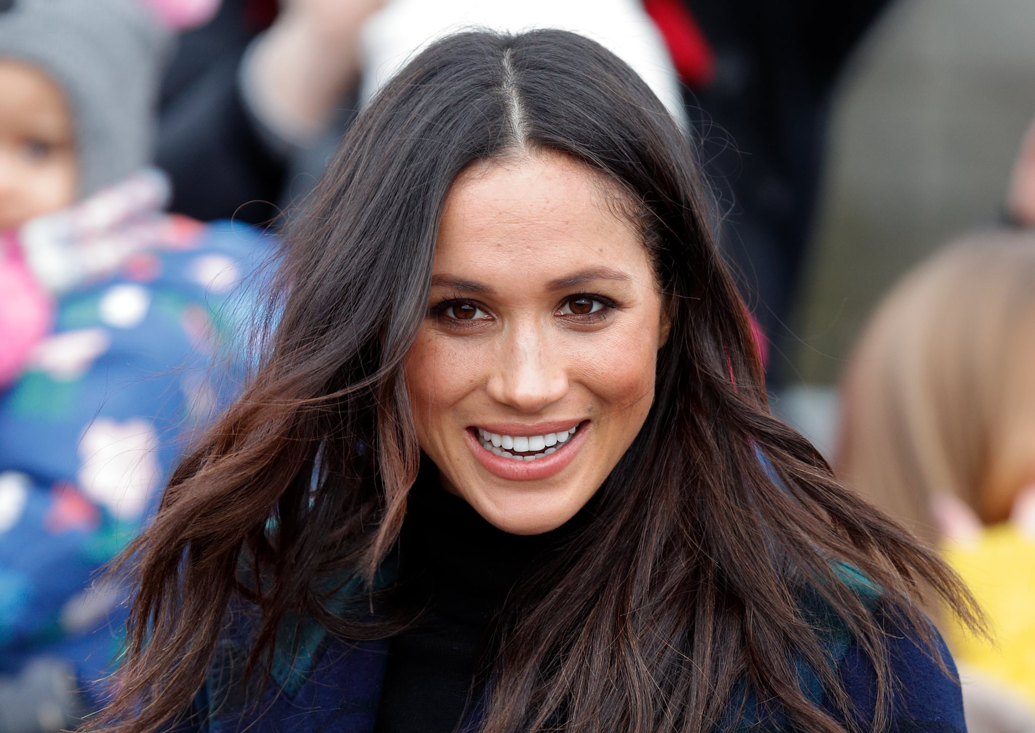 EDINBURGH, UNITED KINGDOM - FEBRUARY 13: (EMBARGOED FOR PUBLICATION IN UK NEWSPAPERS UNTIL 24 HOURS AFTER CREATE DATE AND TIME) Meghan Markle visits Edinburgh Castle on February 13, 2018 in Edinburgh, Scotland. (Photo by Max Mumby/Indigo/Getty Images)