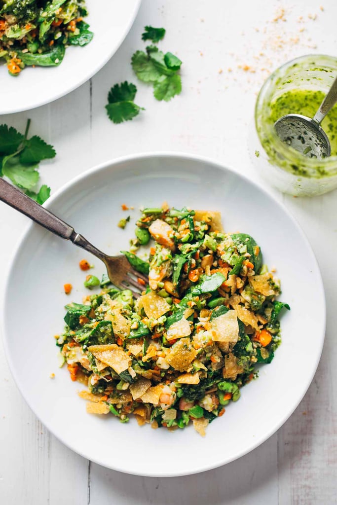 Chopped Thai Shrimp Salad With Garlic Lime Dressing