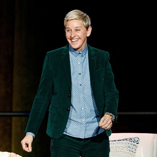 Ellen DeGeneres Doing an Ab Workout Before Her Show