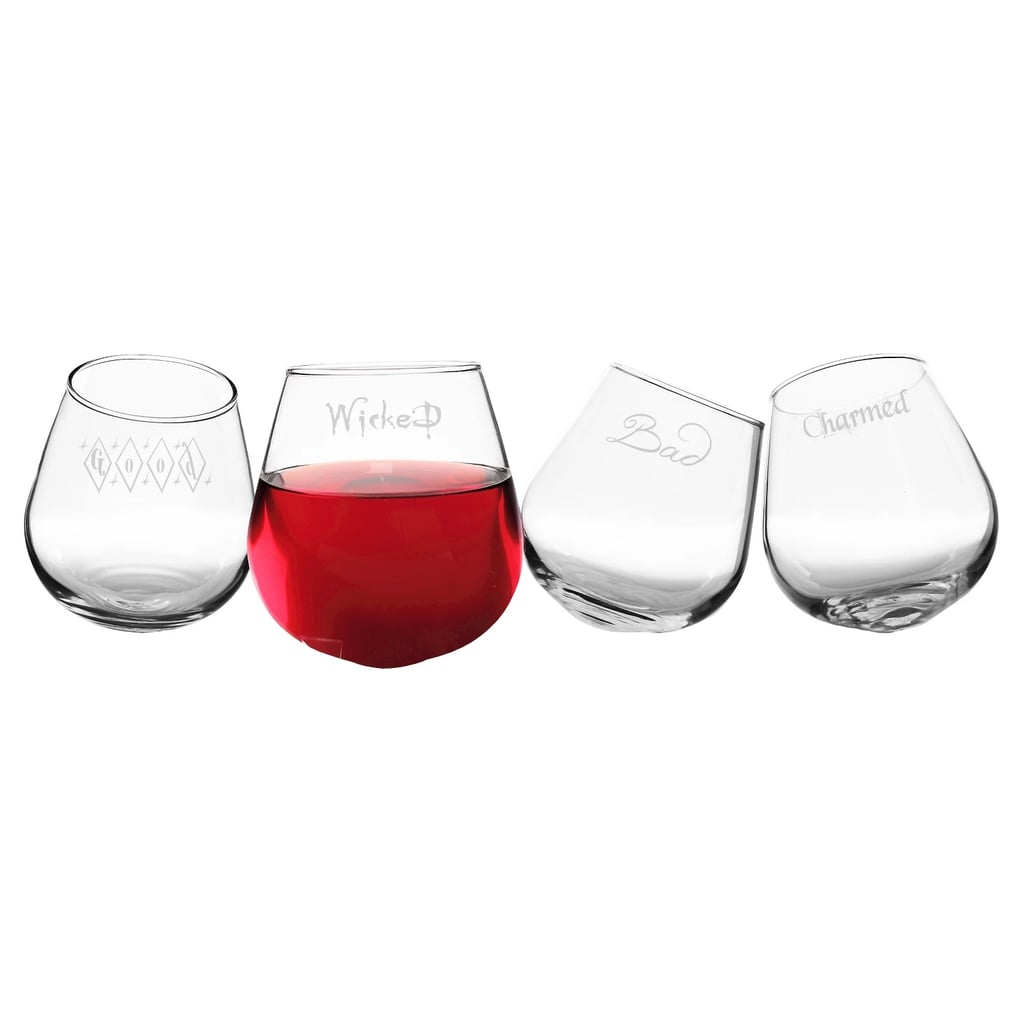 Halloween Tipsy Stemless Wine Glasses