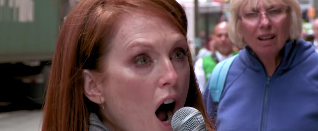 Julianne Moore Acts on Billy on the Street