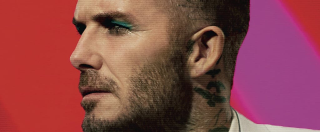 David Beckham Wearing Makeup on the Love Magazine Cover 2019