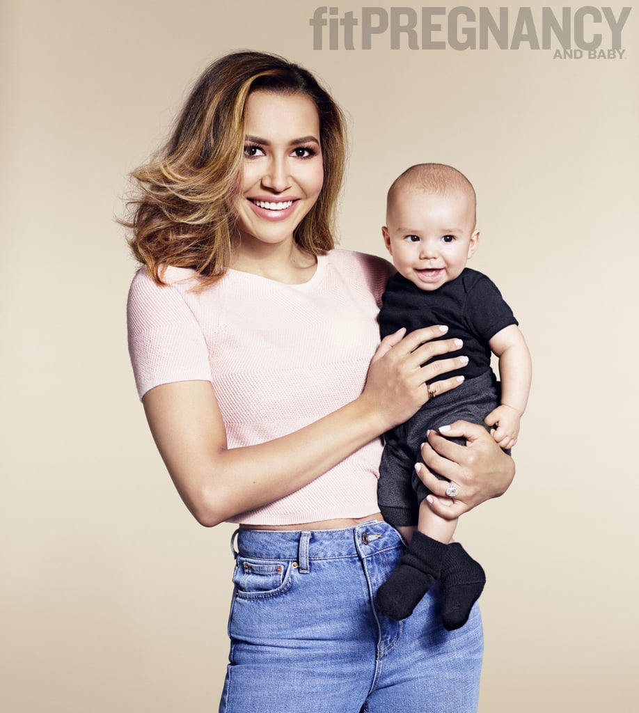 Naya Rivera on the Cover of Fit Pregnancy and Baby May 2016