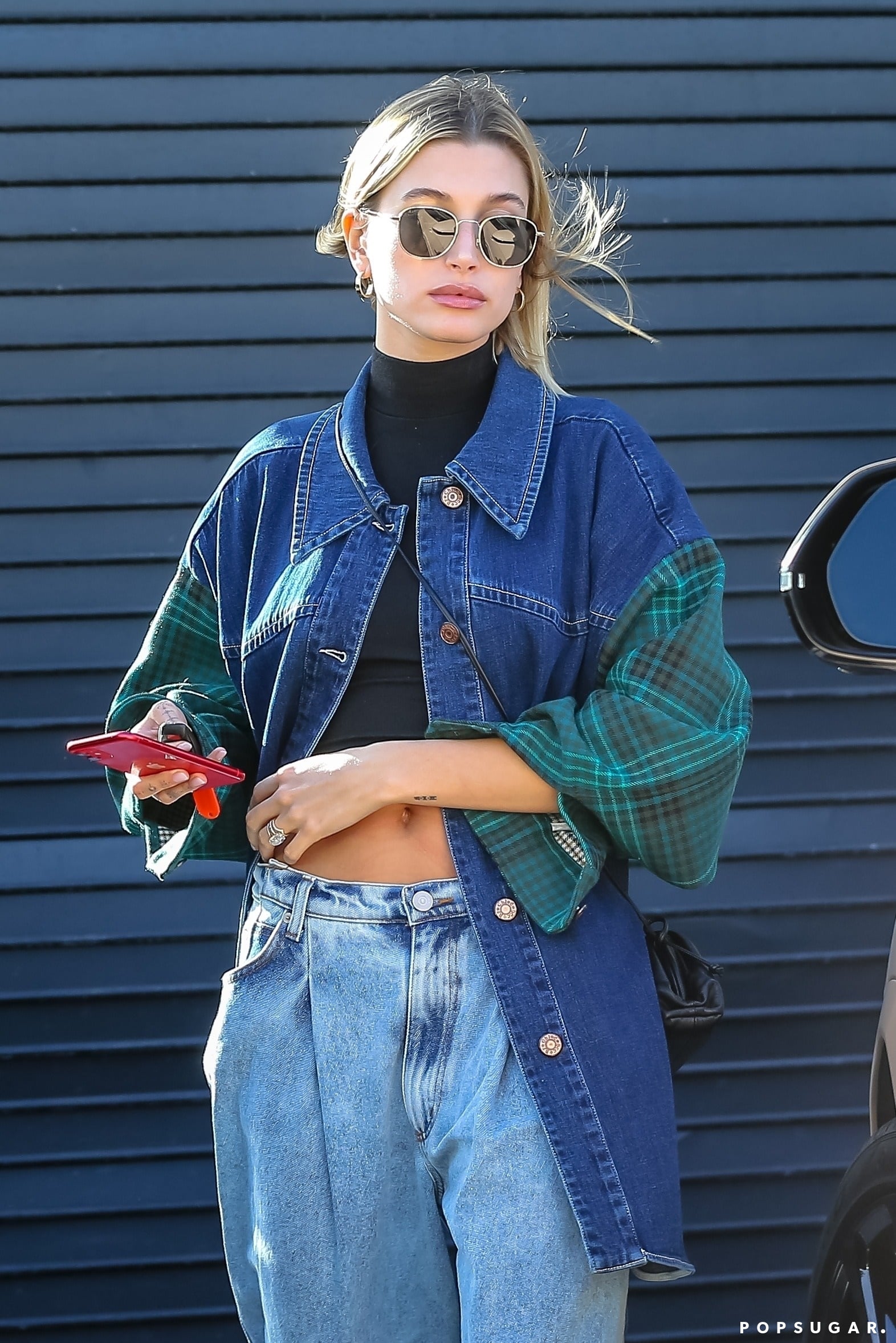 Buy > flannel and jean jacket outfit > in stock