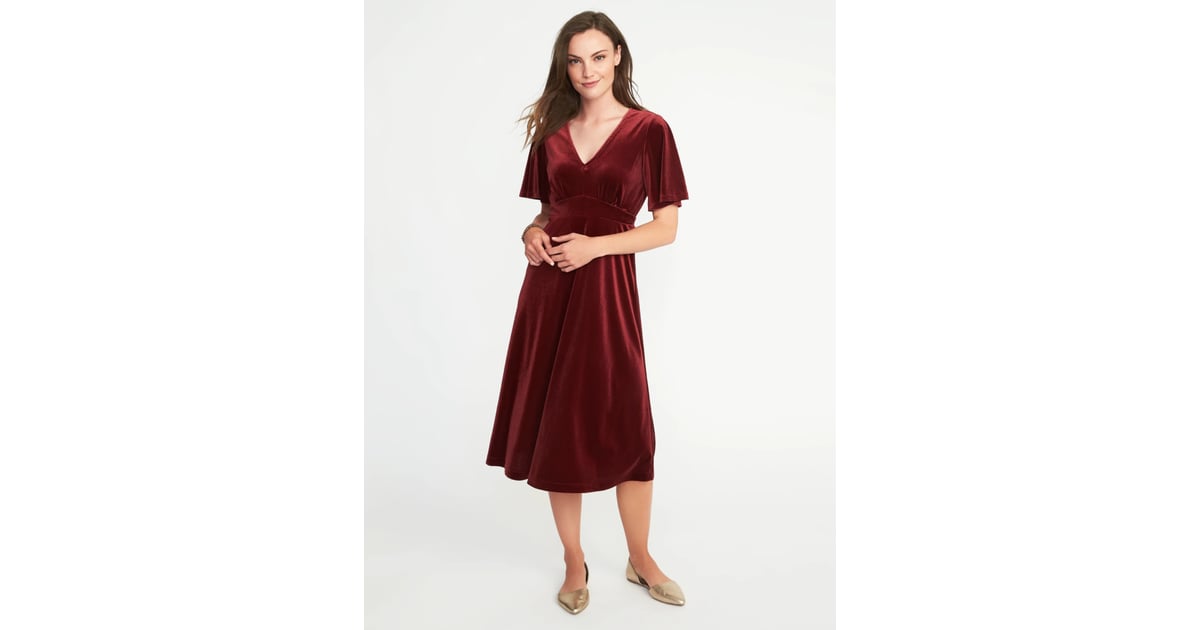 velvet dress old navy