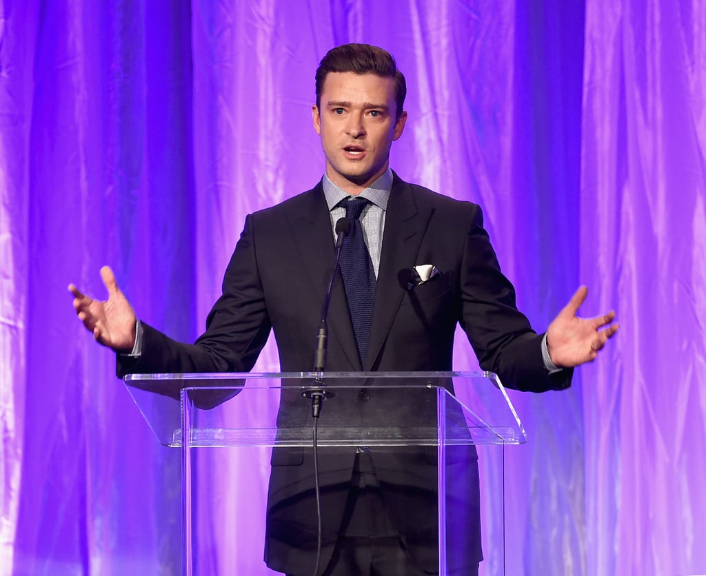 Justin Timberlake at Foreign Press Association Gala 2016