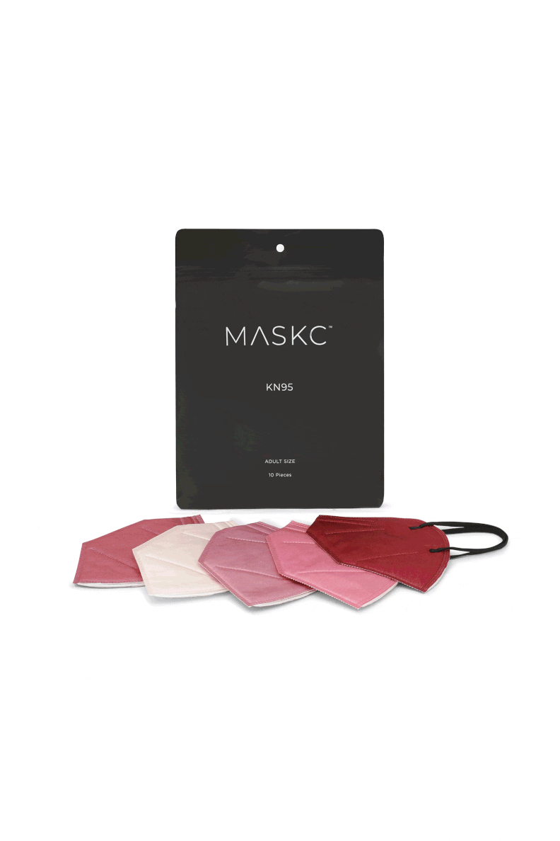 A Colorful Multipack: MASKC Blush Tones Variety KN95 Face Masks
