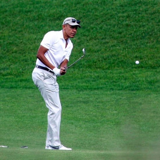 Barack Obama Golfing in Italy May 2017