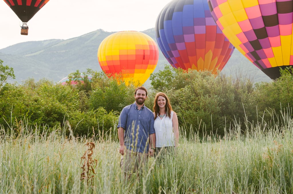 Hot Air Balloon Engagement Pictures