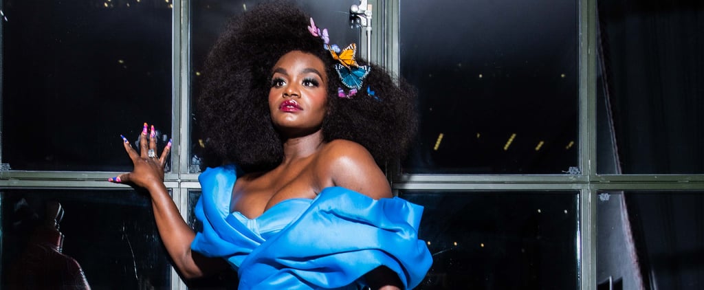 See Harlem Star Shoniqua Shandai's Bold Blue Premiere Dress