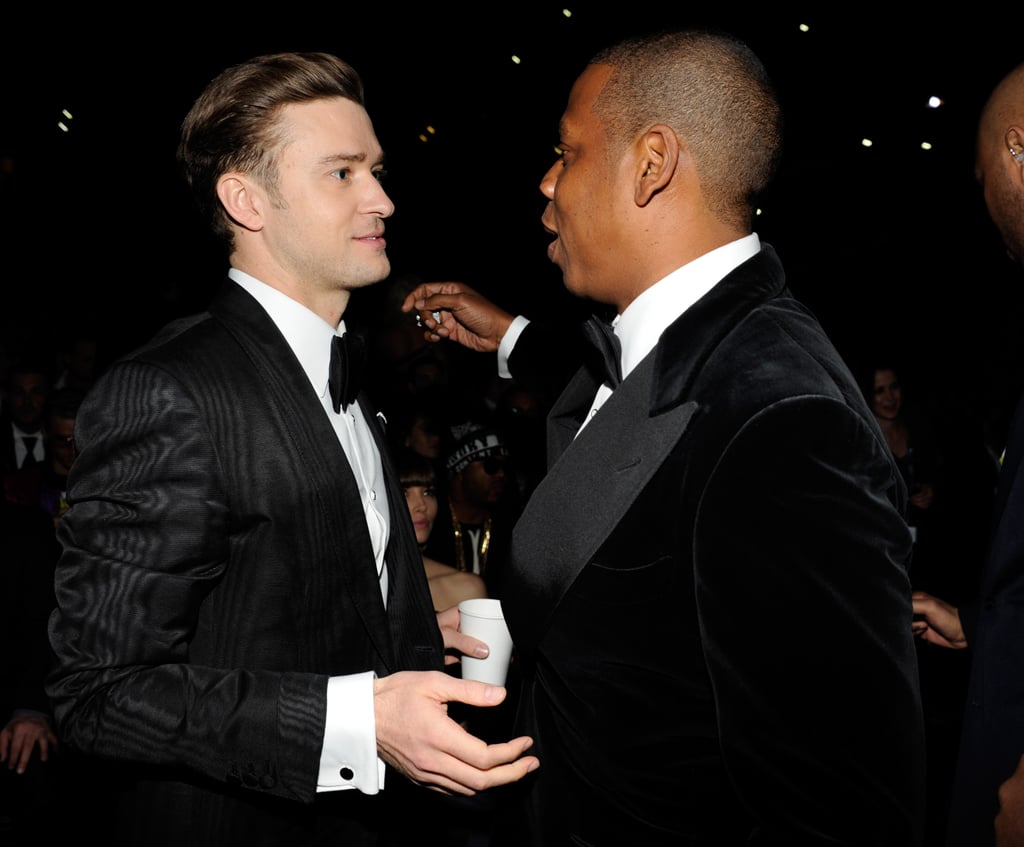 JT and Jessica Biel Laugh It Up With Beyoncé at the Grammys JT and Jessica Biel Laugh It Up With Beyoncé at the Grammys