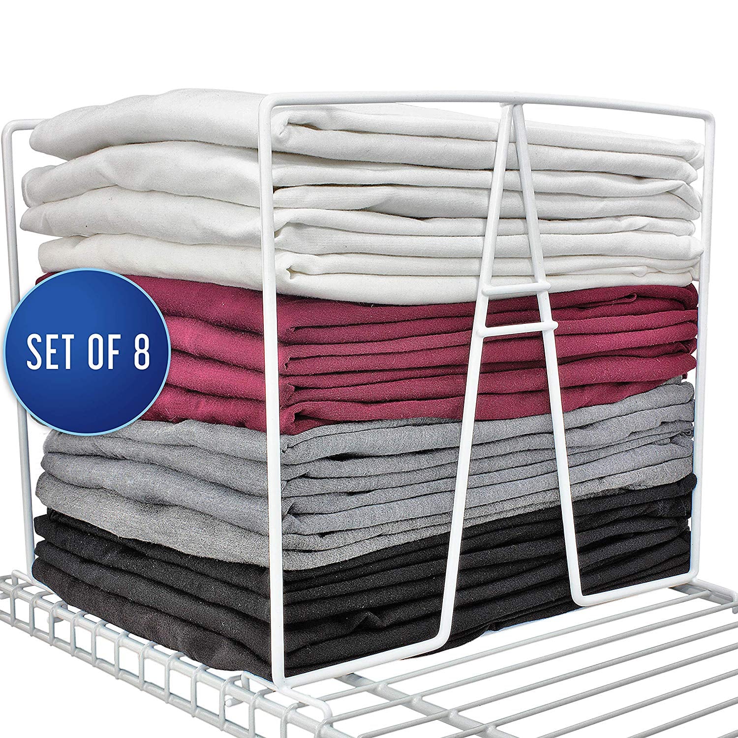 Titansecure White Wire Shelf Dividers 32 Smart And Easy Ways You