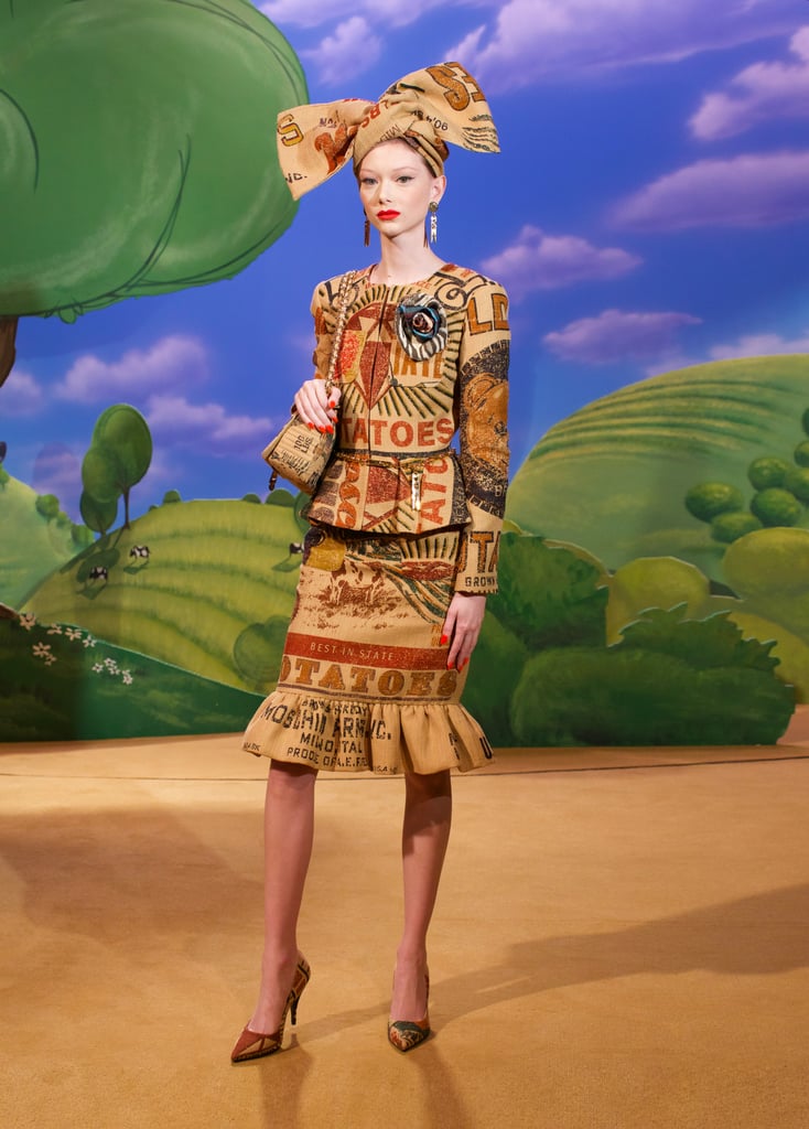 Hailey Bieber Walks in the Fall 2021 Moschino Runway Show