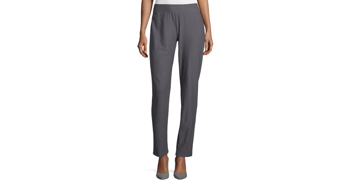 Eileen fisher washable clearance crepe straight leg pants